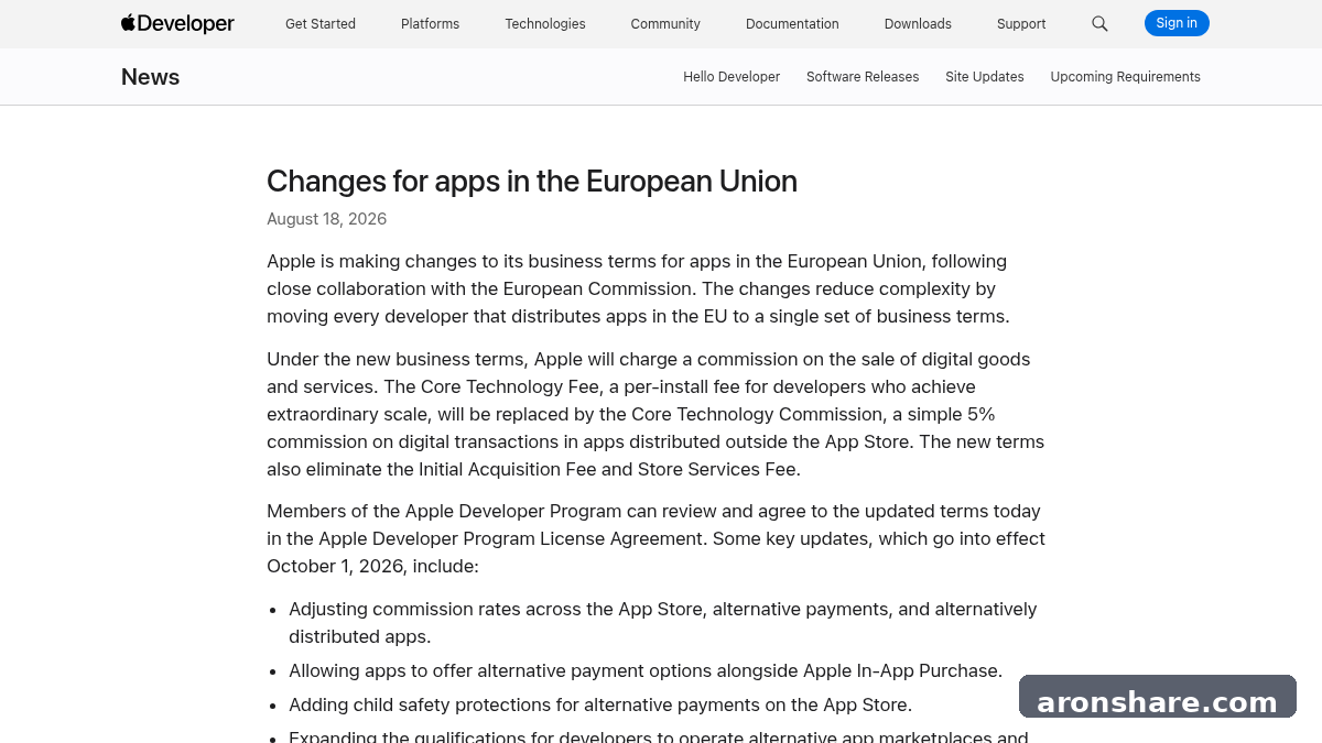 Apple 欧盟 App Store 新规 CTF 取消，5% CTC 与佣金怎么算？