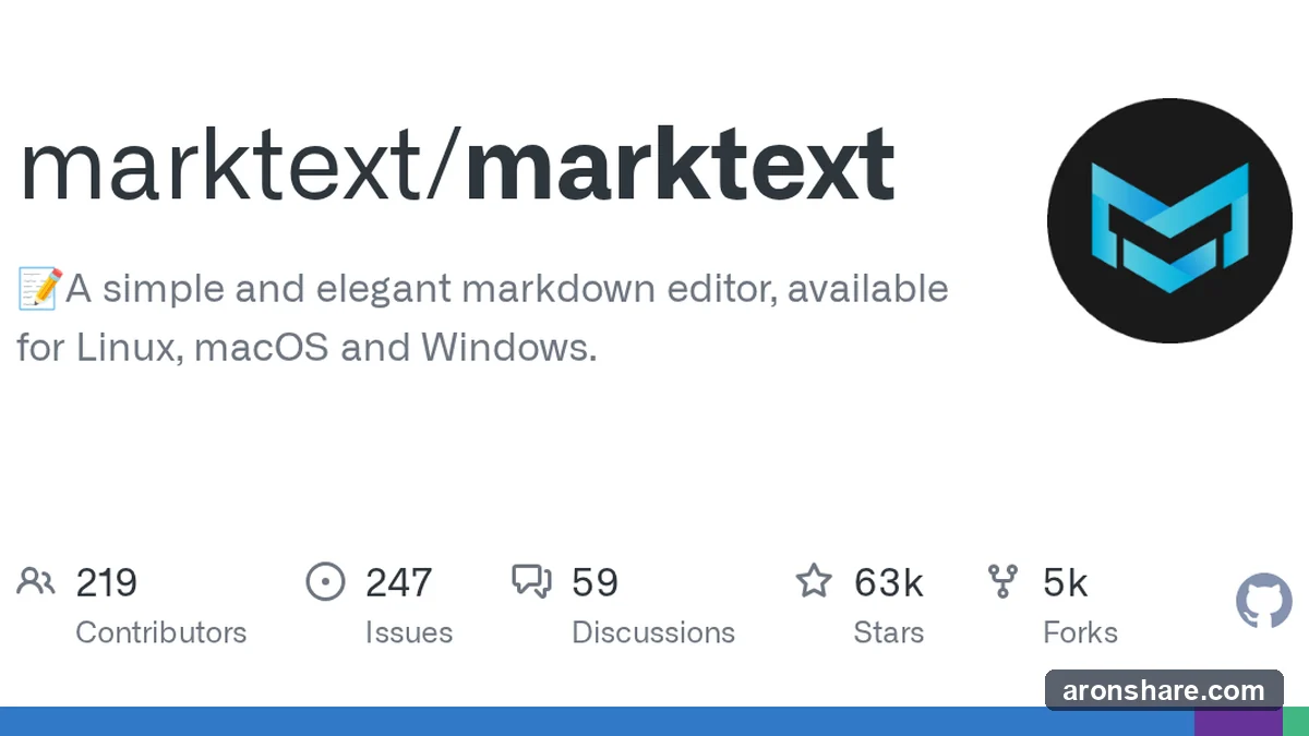 marktext A simple and elegant markdown editor, available for Linux